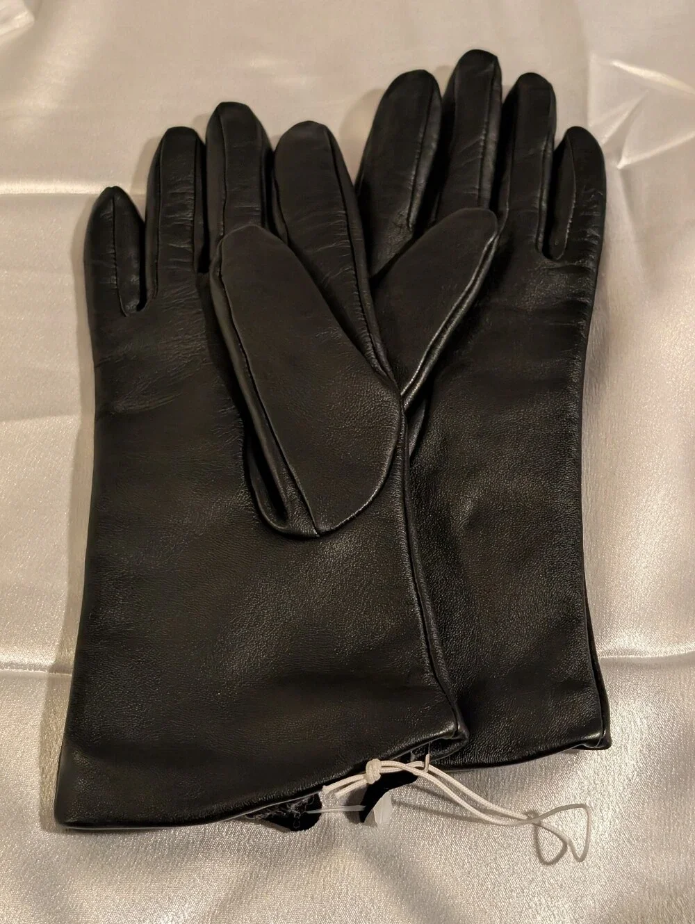 Nordstrom Cashmere Lined Leather Touchscreen Gloves